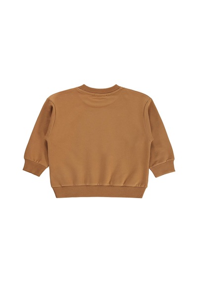 Civil Boys Armalı 2-5 Yaş Sweatshirt - Kahverengi Koyu Kahve