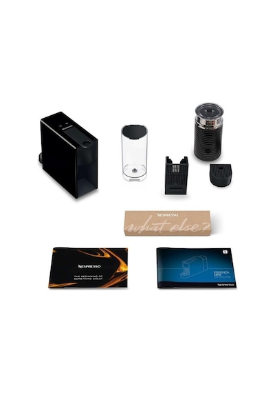 Nespresso Bundle Essenza Mini Black + Aero 3 Bl Kahve Mk.
