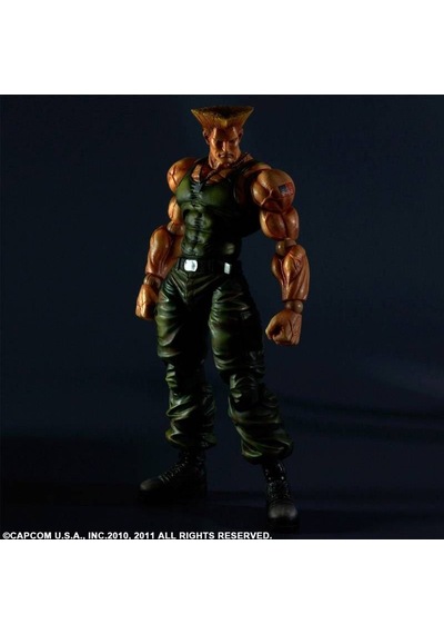 Super Street Fighter Guile Play Arts Kai Figür