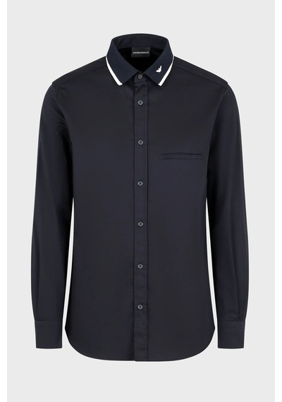 Emporio Armani Erkek Gömlek 6d1cm1 1k6dz 0920 Lacivert