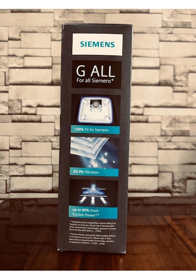 Siemens Uyumlu G Tipi Elektrikli Süpürge Bez Toz Torbası