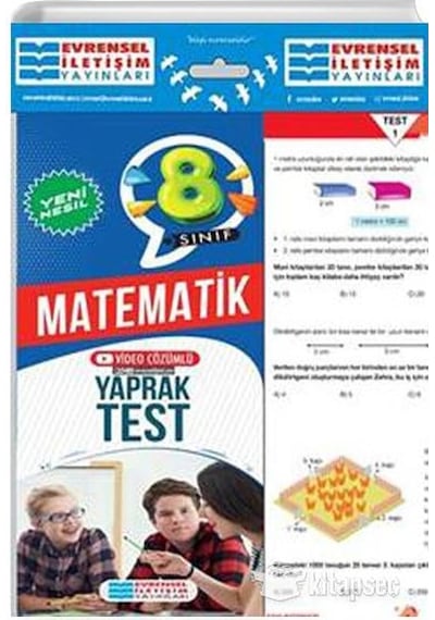 8. Sınıf Matematik Yaprak Test Yeni Nesil - Evrensel İletişim YAYI