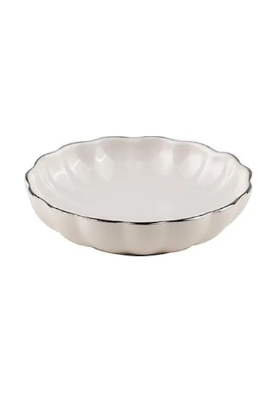 Kütahya Porselen Bone Luz Kase Platin File 6 Parça 8cm Bnlzf08kss2220 Krem