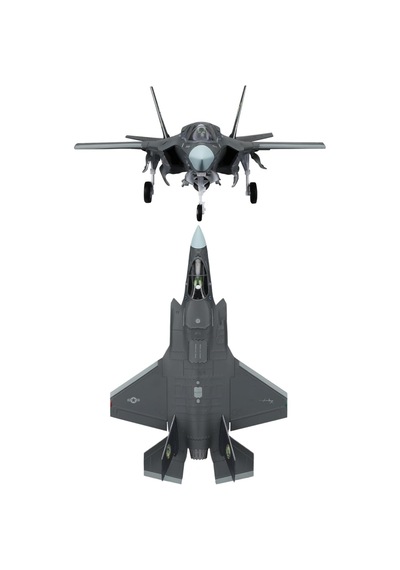 1/72 Ölçek F35 Savaş Uçağı Maketi 22x15x7 Cm Dekoratif Model Uçak .