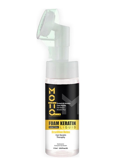 Motto Plus Aşırı Yıpranmış Saçlar İçin Düzleştirici Brezilya Fönü Likit Köpük Keratini 175 ML