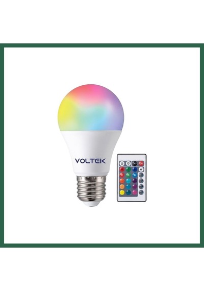 Bezos Voltek 9w Kumandalı Beyaz+rgb Led Ampul 1 Adet Bzs01 Standart