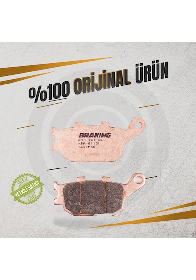 Braking Honda Cbf500 2004-2008 Sinterli Arka Fren Balatası