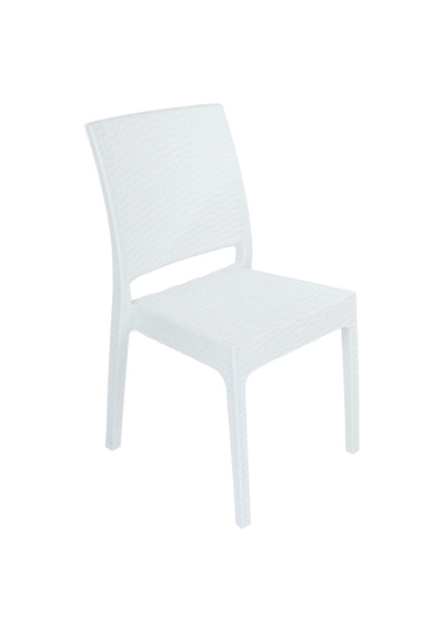 Depootoptan Mandella Elit Rattan Sandalye (4 Adet) Beyaz