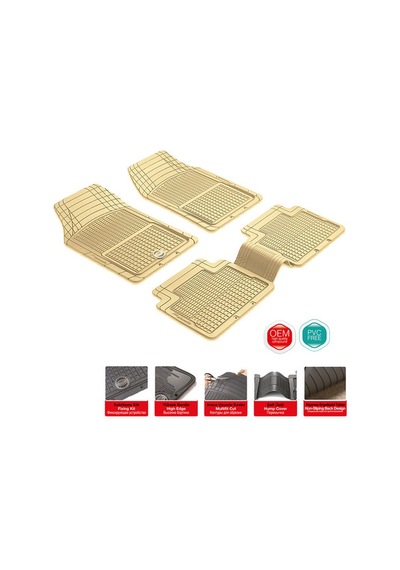 Pufı Classic Hb Universal Kauçuk Paspas Bej Diğer