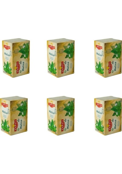 Günvit Melisa Çayı Bardak Süzen Poşet 6 x 20'li
