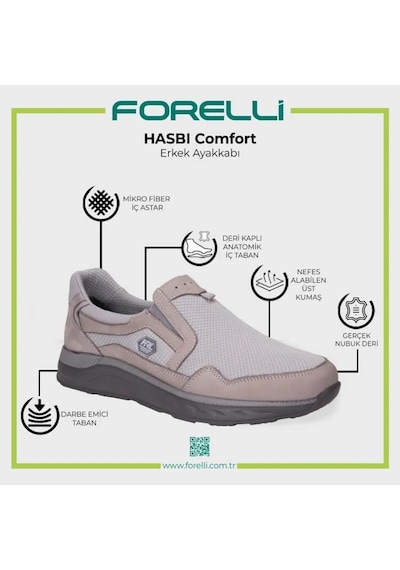 Forelli Hasbı-g Comfort Erkek Ayakkabı Gri Gri