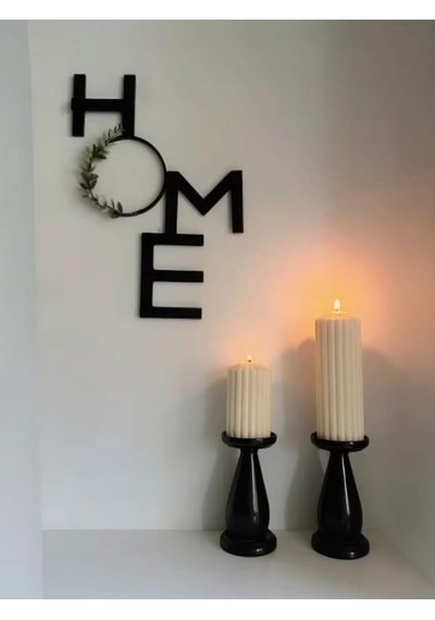 El Yapımı 2"li Şamdan Home Duvar Aksesuar