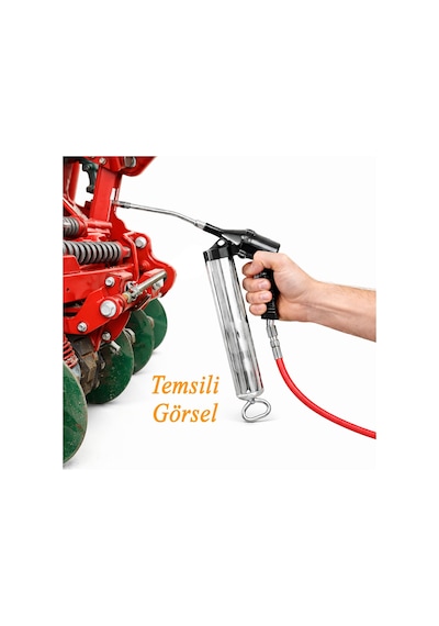 Havalı Gres Yağ Pompası Tabancası 14 Oz Uç Meme 400 Cc El Tipi Yağlama Bakım 90 Psi