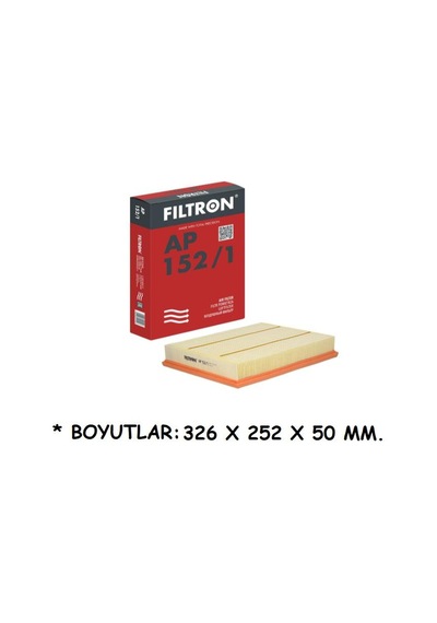 Hava Filtresi Opel Vectra C Signum 1,6 1,8 Croma 2 1,8 16v 2005+ 835036 Filtron Ap152/1