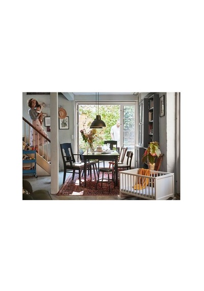 Ikea Skurup Sarkıt Lamba, Siyah, 38 Cm