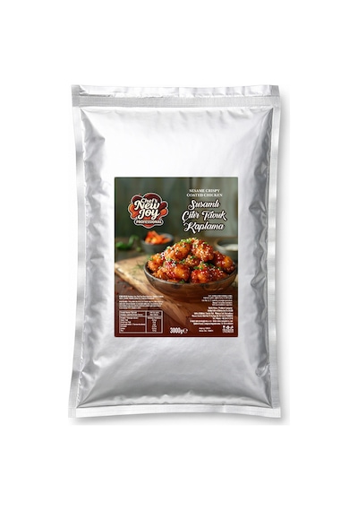 Susamlı Çıtır Tavuk Harcı 3000 Gr Pankolu Pane Harcı