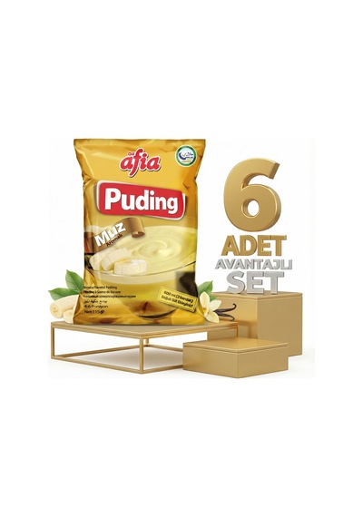 Afia Muzlu Puding 6x125 Gr