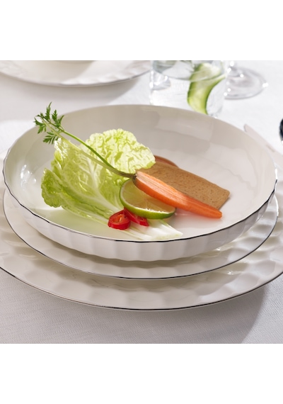 Schafer Nancy 24 Parça Yemek Takımı-gümüş
