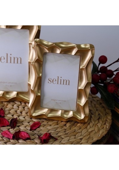 Selim 13 x 18 CM Telles Çerçeve Altın