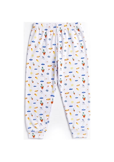 Öts Erkek Çocuk Pamuklu Pijama Takımı Kısa Kol Uzun Alt Desenli Premium Ev Stili 374005 Renkli-5 Öts Erkek Çocuk Pamuklu Pijama Takımı Kısa Kol Uzun Alt Desenli Premium Ev Stili 374005 Renkli-5