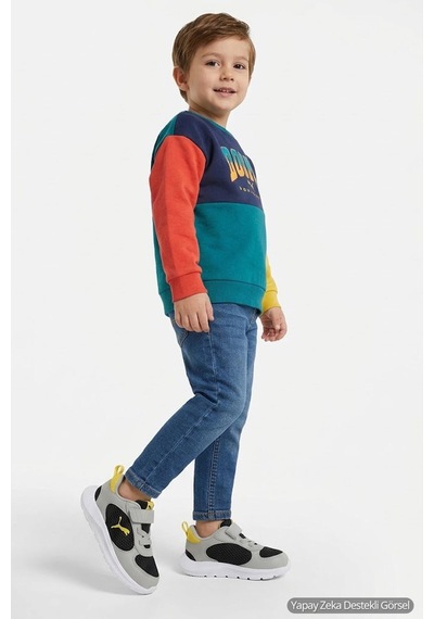 Puma Fun Racer 2 Çocuk Spor Ayakkabı 40058112 Gri