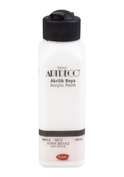 Artdeco Akrilik Boya 140Ml Kırık Beyaz Lv-Y-070R-3670