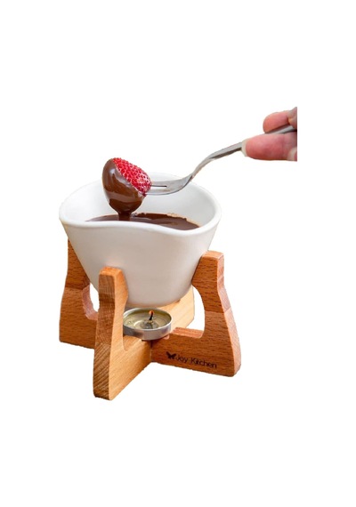 Joy Kitchen Ahşap Standlı Fondü Seti Beyaz Renk Diğer