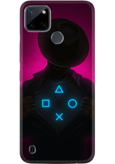 Realme C21Y Kılıf Resimli Desenli Silikon Platinium Series XOXO 1849