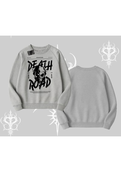 Startmore Biskilet Sweatshirt Death Road Memento Mori Street Manifest Gri