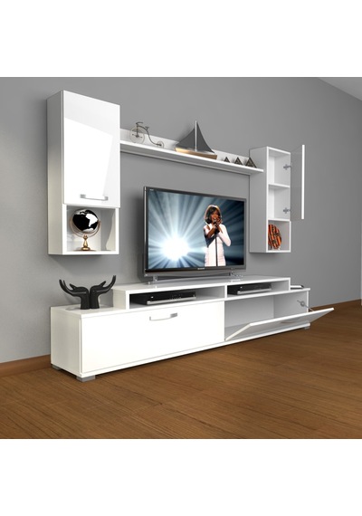 Decoraktiv Ekoflex 5da Slm Tv Ünitesi Tv Sehpası Beyaz