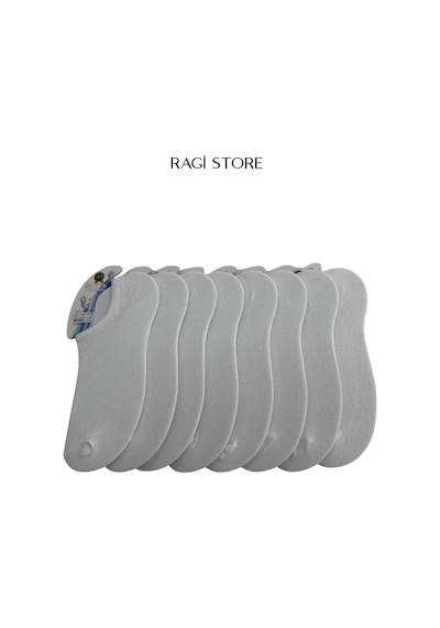 Ragi Store 8'li Sıfır Bilek Unisex Çorap Beyaz