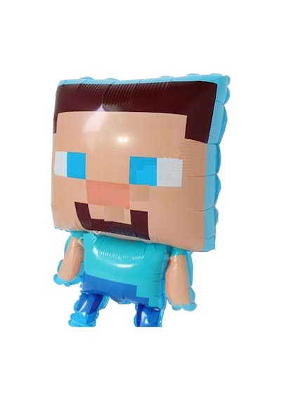 Minecraft Folyo Balon 70cmx45cm Doğum Günü Parti Helyumla Uçan