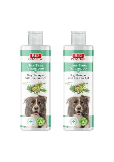 Bio Petactive Tea Tree Shampoo Çay Ağacı Yağlı Köpek Şampuanı 400 Ml. X 2 Adet