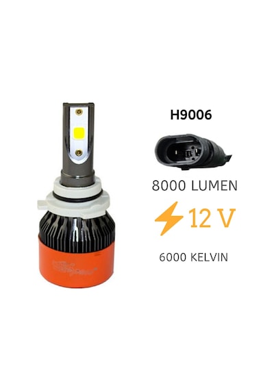 Space Led Far Ampulü Beyaz 48W 12V 8000Lm H9006 /  Laam98