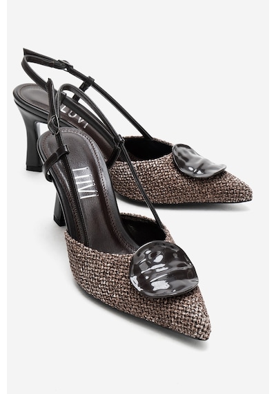 Luvishoes Levıa Kahverengi Hasır Dokulu Aksesuar Detaylı Kadın Topuklu Ayakkabı Kahverengi Luvishoes Levıa Kahverengi Hasır Dokulu Aksesuar Detaylı Kadın Topuklu Ayakkabı Kahverengi