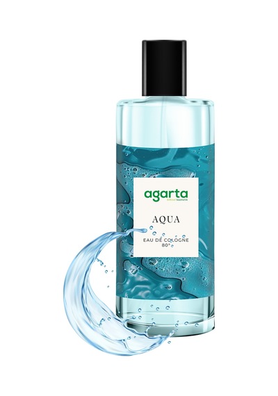 Agarta Cam Şişe 80 Derece Aqua Kolonya 250 ML