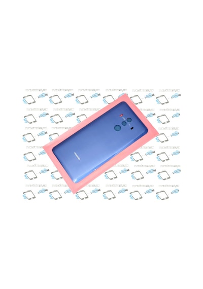 Tkgz - Mate 10 Pro Arka Pil Batarya Kapağı (CAM) MAVİ