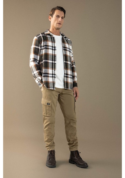 DeFacto Regular Fit Kareli Oduncu Flanel Uzun Kollu Gömlek S9275AZ24AUKH406 DeFacto Regular Fit Kareli Oduncu Flanel Uzun Kollu Gömlek S9275AZ24AUKH406