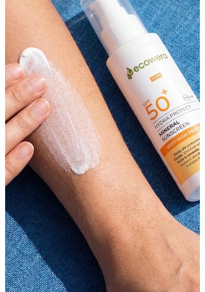 Ecowera Hydra Protect SPF 50+ Nemlendirici ve Onarıcı Mineral Güneş Kremi 150 ML