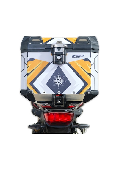 Gp Kompozit Dsn07 Universal 37 Lt Desenli Alüminyum Motosiklet Çantası Diğer