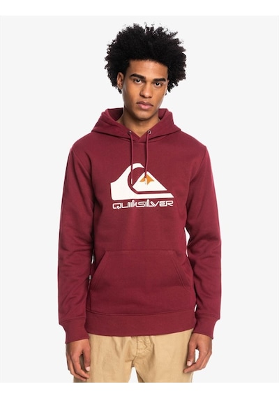 Quiksilver Big Logo Hood Erkek Sweat-4137 Bordo