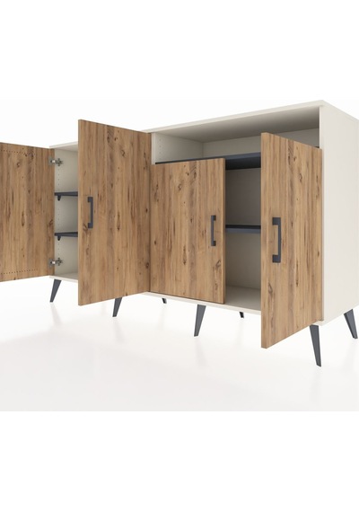 Kronos Konsol 6 Raflı 4 Kapaklı 176x59x99 Aytaşı-çam/antrasit Atlas Çam/antrasıt - Aytası Kronos Konsol 6 Raflı 4 Kapaklı 176x59x99 Aytaşı-çam/antrasit Atlas Çam/antrasıt - Aytası