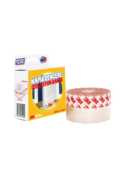 Boss Tape Kapı Altı Rüzgar Önleyici 53mm X 6mt