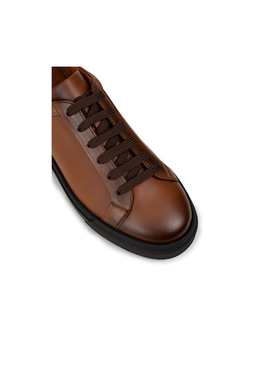 Deery Erkek Hakiki Deri Taba Renk Sneaker Ayakkabı - 02018mtbac01 Taba