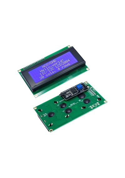 4x20 Mavi Lcd Ekran I2c Bağlantılı 20x4 Display Blue