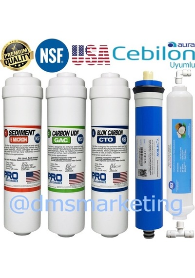 Cebilon Plus & Silver Uyumlu 5'li Filtre Seti