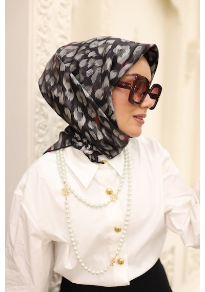 Silk Home Twill İpek Eşarp 11451-35 Füme