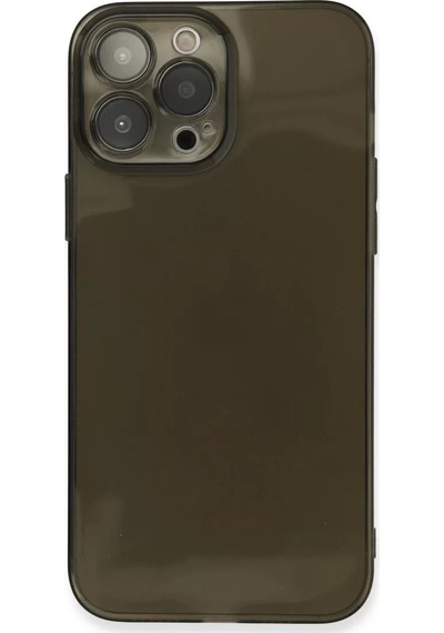 Newface  Apple  Uyumlu iPhone 13 Pro Kılıf Fly Lens Silikon - Siyah