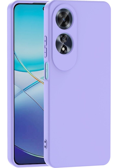 Oppo A60 Uyumlu Zore Mara Lansman Kapak-lila Lila