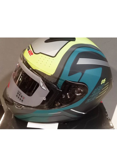 Rs2 320 Dp815 Yeşil Siyah Sarı Kapalı Kask